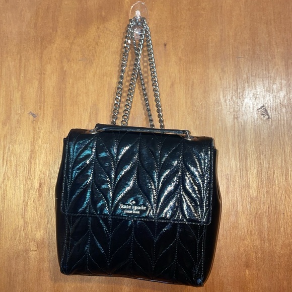 •KATE SPADE•BLACK BRIAR LANE QUILTED BRAYDEN SATCHEL BAG EUC - Picture 4 of 9